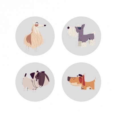 Jan2020B-9- Petit badge chien